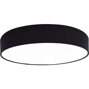 Černé LED stropní svítidlo ø 60 cm – SULION obraz