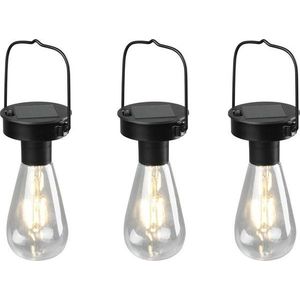 LED závěsné solární venkovní svítidlo ø 7 cm Campus – Trio obraz