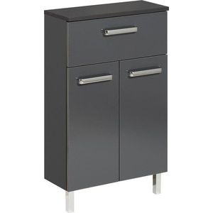 Tmavě šedá nízká koupelnová skříňka 50x81 cm Set 311 - Pelipal obraz