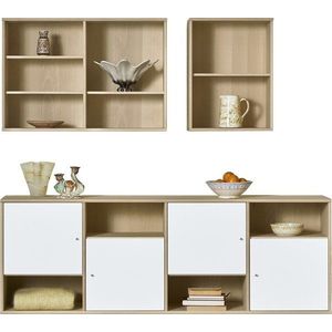 TV sestava v dekoru dubu v bílo-přírodní barvě 176x61 cm Mistral – Hammel Furniture obraz
