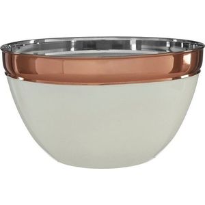 Nerezová mísa v měděné a béžová barvě ø 26 cm Prescott – Premier Housewares obraz