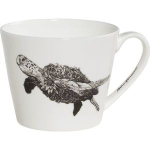 Bílý porcelánový hrnek Maxwell & Williams Marini Ferlazzo Sea Turtle, 450 ml obraz