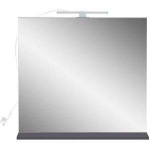 Nástěnné zrcadlo s osvětlením a poličkou 76x75 cm – Germania obraz