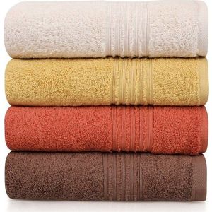 Bavlněné ručníky v sadě 4 ks 50x90 cm Asorti – Foutastic obraz
