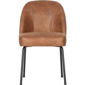 Koňakově hnědé kožené jídelní židle v sadě 2 ks Vogue – BePureHome obraz