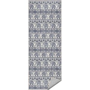Modrý pratelný běhoun 80x200 cm Elephant – Mila Home obraz