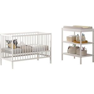 Set dětského nábytku z bukového dřeva 2 ks Dino – Vipack obraz