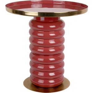 Kovový kulatý odkládací stolek ø 41 cm Ruby – Leitmotiv obraz