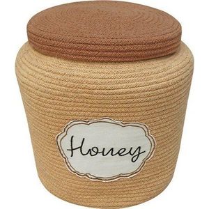 Světle hnědý látkový dětský koš na hračky ø 28x27 cm Honey Pot – Lorena Canals obraz