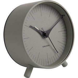 Zelený kovový budík Karlsson Index, ø 11 cm obraz