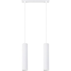 Bílé závěsné svítidlo Gleam – Nice Lamps obraz