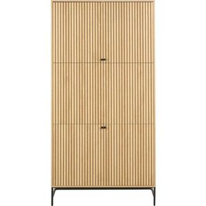 Šatní skříň v dekoru dubu v přírodní barvě 99x200x60 cm Albany – Actona obraz