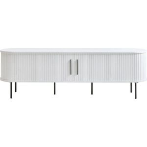 Bílý TV stolek 180x56x45 cm Nola – Unique Furniture obraz
