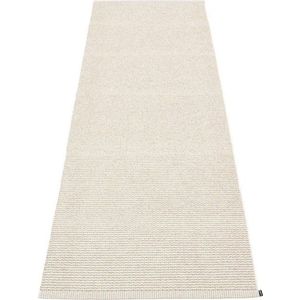 Krémový vnitřní a venkovní běhoun 70x200 cm Mono Linen Vanilla – Pappelina obraz