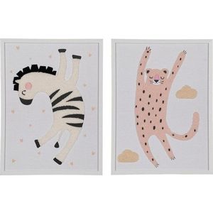 Dětské obrázky v sadě 2 ks 30x40 cm Animals – Ixia obraz