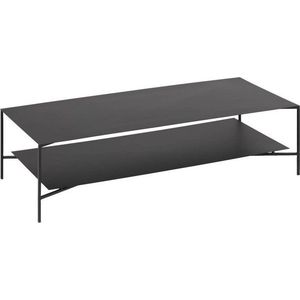Černý ocelový konferenční stolek 60x140 cm Azisi – Kave Home obraz