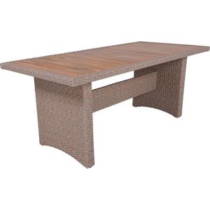 Zahradní jídelní stůl s deskou z akácie 100x220 cm Braga – Garden Pleasure obraz