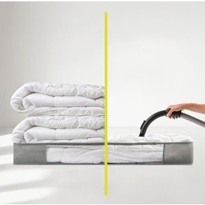 Vakuový plastový úložný box pod postel 105x45x15 cm – Homéa obraz