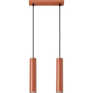 Závěsné svítidlo v cihlové barvě Castro – Nice Lamps obraz