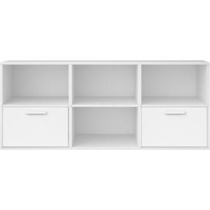 Bílá nízká komoda 134x56 cm Keep by Hammel - Hammel Furniture obraz
