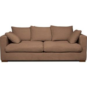 Světle hnědá manšestrová pohovka 220 cm Comfy – Scandic obraz