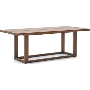 Jídelní stůl z teakového dřeva v přírodní barvě 100x220 cm Sashi – Kave Home obraz
