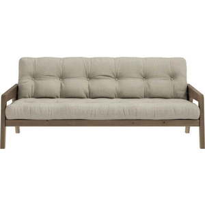 Béžová rozkládací pohovka 204 cm Grab - Karup Design obraz
