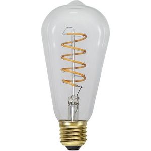 Teplá LED stmívatelná filamentová žárovka E27, 4 W Spiral Filament – Star Trading obraz