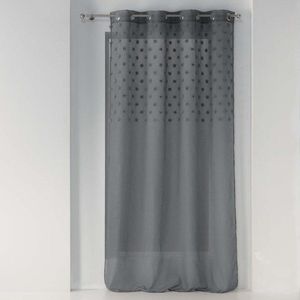 Antracitová voálová záclona 140x240 cm Melusine – douceur d'intérieur obraz