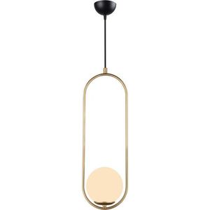 Závěsné svítidlo ve zlaté barvě Squid Lighting Arch, výška 146 cm obraz