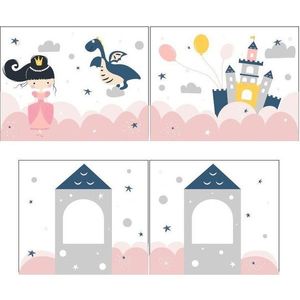 Dětský závěs k posteli 4 ks 195x75 cm Princess Sophie – Vipack obraz