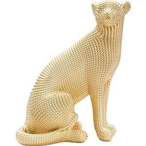Soška ve zlatém dekoru Mauro Ferretti Leopard obraz