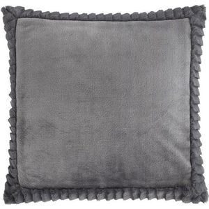 Dekorační polštář z mikroplyše 55x55 cm Velvet and Faux Fur – Catherine Lansfield obraz