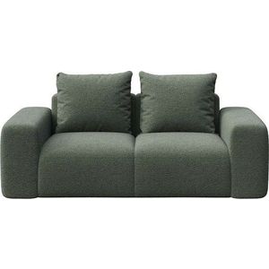 Zelená pohovka z textilie bouclé 212 cm Monce – Rodier obraz