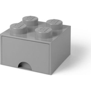Šedý úložný box čtverec LEGO® obraz