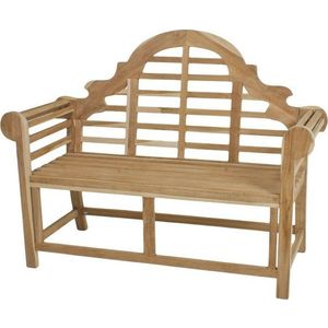 Dřevěná zahradní lavice v přírodní barvě Picadilli – Garden Pleasure obraz