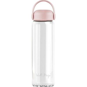 Růžová skleněná lahev 540 ml Fuori – Vialli Design obraz