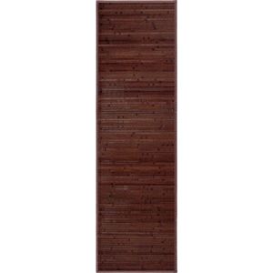 Tmavě hnědý bambusový koberec 60x200 cm – Casa Selección obraz