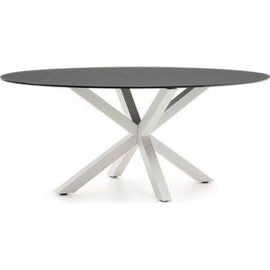 Jídelní stůl se skleněnou deskou 100x200 cm Argo – Kave Home obraz