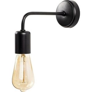 Černé kovové nástěnné svítidlo Opviq lights Tamara obraz