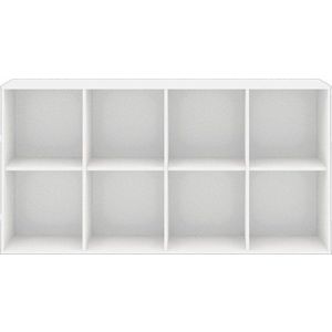 Bílý modulární policový systém 136x69 cm Mistral Kubus - Hammel Furniture obraz