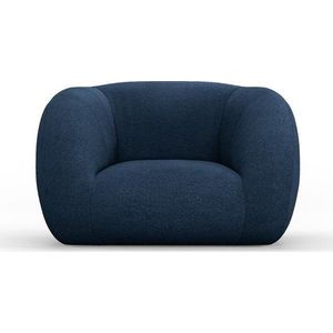 Modré křeslo z textilie bouclé Essen – Cosmopolitan Design obraz
