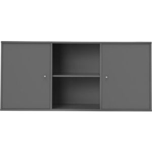 Antracitová nízká závěsná komoda 133x61 cm Mistral – Hammel Furniture obraz