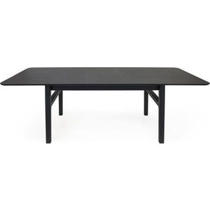 Rozkládací jídelní stůl s přídavnou deskou v dekoru dubu 90x180 cm Curved – Woodman obraz