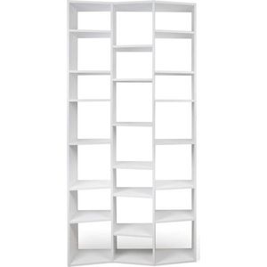 Bílá knihovna 108x224 cm Valsa – TemaHome obraz