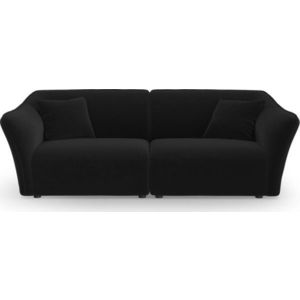 Černá sametová pohovka 206 cm Tokyo – Cosmopolitan Design obraz