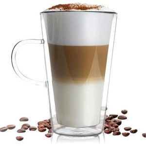 Dvoustěnný hrnek Vialli Design Amo Latte, 320 ml obraz