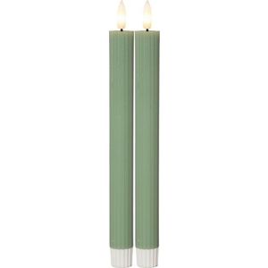 LED svíčky v sadě 2 ks (výška 25 cm) Flamme Stripe – Star Trading obraz