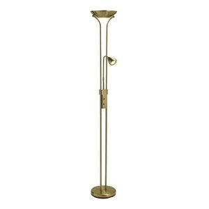 Stojací lampa ve zlaté barvě s kovovým stínidlem (výška 180 cm) Detroit – Markslöjd obraz
