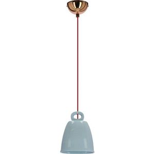 Modré závěsné svítidlo s keramickým stínidlem Sewilla – Candellux Lighting obraz